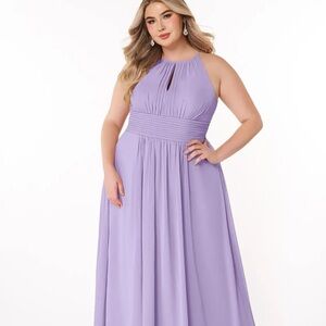 Azazie Lavender Maxi Dress